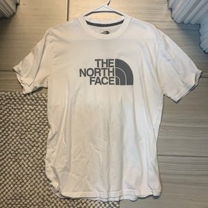 White north face t shirt